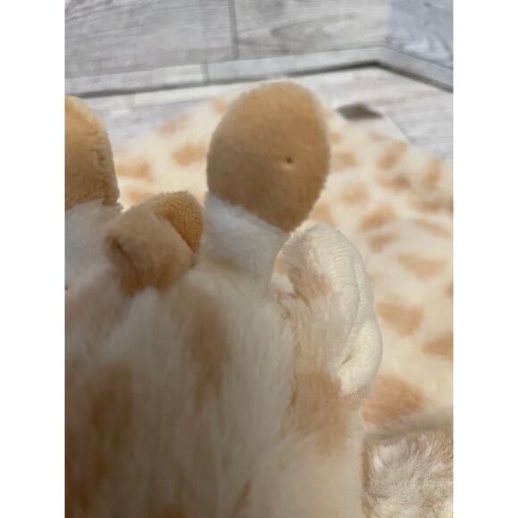 Kellytoy Giraffe Lovey 18x14”Stuffed Plush Security Blanket Soft Rattle Baby Toy - Picture 3 of 7